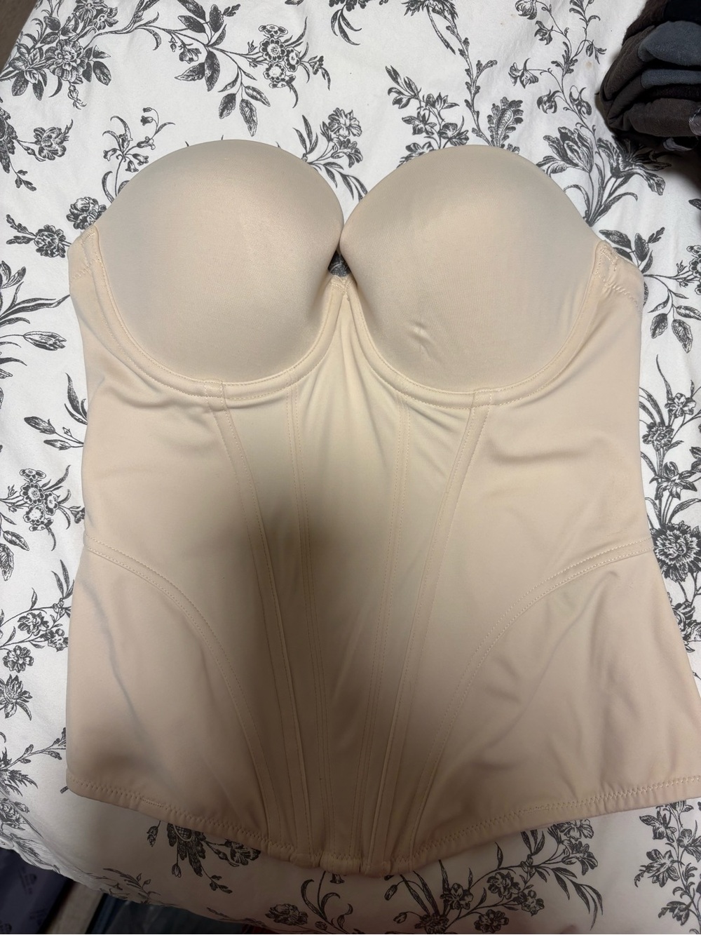 Felina Beige Strapless Longline Shaping Bustier